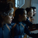 The Robinsons and crew examine the dangers outside.